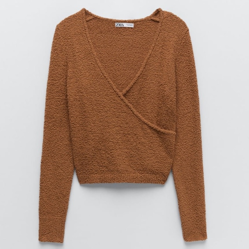 ZARA TEXTURED KNIT SWEATER